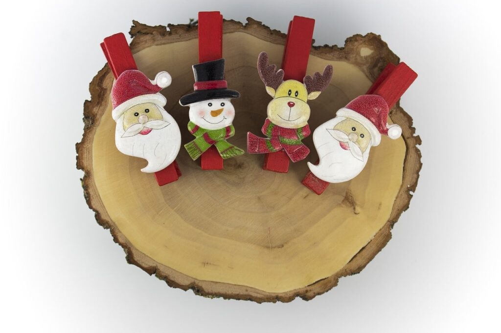 Decorazioni natalizie fai da te in legno