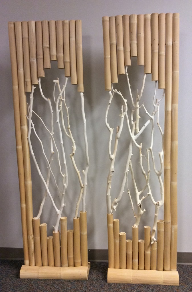 idee in stile tropicale con le canne di bambù