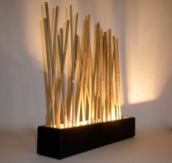 idee in stile tropicale con le canne di bambù