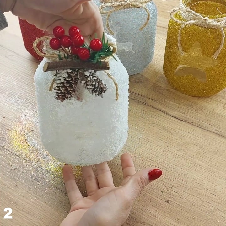 3 Idee per riciclare vecchi barattoli di vetro per Natale